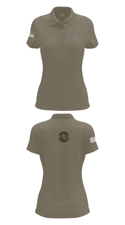Crooked Wing Fowl Co. 60140412 Women's Short Sleeve Performance Polo  - 34