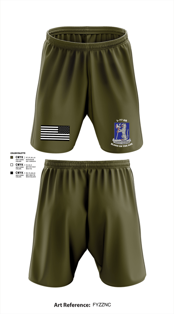 Athletic Shorts With Pockets, 1-77 AR A Co., Army, Teamtime, Team time, sublimation, custom sports apparel, team uniforms, spirit wear, spiritwear, sports uniforms, custom shirts, team store, custom team store, fundraiser sports, apparel fundraiser