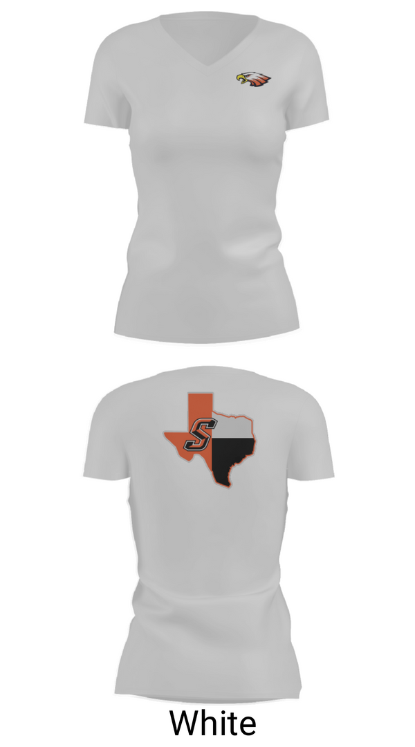Womens Short Sleeve Vneck Shirt, Sanderson High School Football, Football, Teamtime, Team time, sublimation, custom sports apparel, team uniforms, spirit wear, spiritwear, sports uniforms, custom shirts, team store, custom team store, fundraiser sports, apparel fundraiser