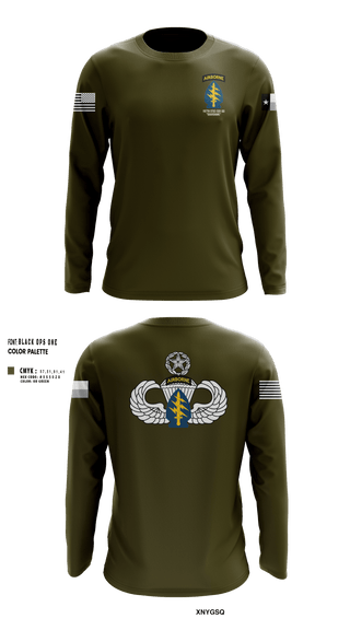 Long Sleeve Performance Shirt, 197th STSC (SO)(A), National Guard, Teamtime, Team time, sublimation, custom sports apparel, team uniforms, spirit wear, spiritwear, sports uniforms, custom shirts, team store, custom team store, fundraiser sports, apparel fundraiser