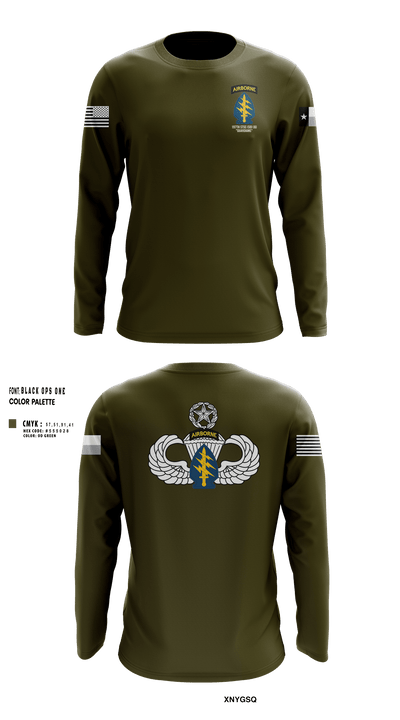 197th STSC (SO)(A) 32760162 Long Sleeve Performance Shirt - 4