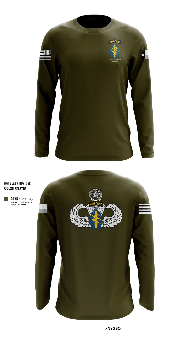 Long Sleeve Performance Shirt, 197th STSC (SO)(A), National Guard, Teamtime, Team time, sublimation, custom sports apparel, team uniforms, spirit wear, spiritwear, sports uniforms, custom shirts, team store, custom team store, fundraiser sports, apparel fundraiser