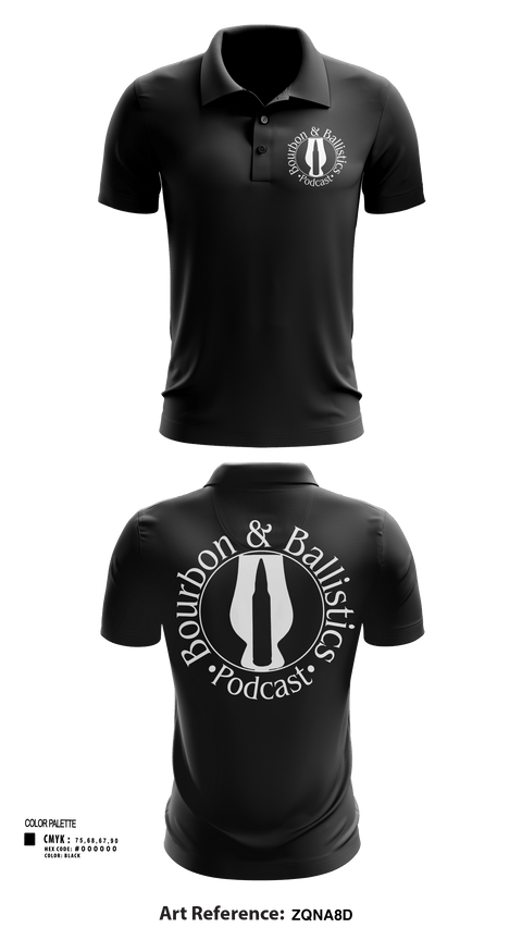 Short Sleeve Performance Polo, Bpurbon and Ballistics Podcast, , Teamtime, Team time, sublimation, custom sports apparel, team uniforms, spirit wear, spiritwear, sports uniforms, custom shirts, team store, custom team store, fundraiser sports, apparel fundraiser