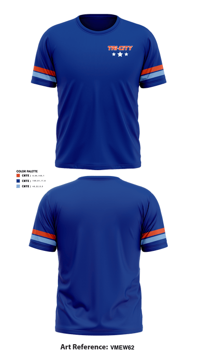 Tri-City Eagles 25600570 Short Sleeve Performance Shirt - 20