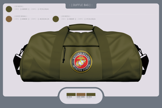 Duffle Bag, Wounded warrior battalion east, Marines, Teamtime, Team time, sublimation, custom sports apparel, team uniforms, spirit wear, spiritwear, sports uniforms, custom shirts, team store, custom team store, fundraiser sports, apparel fundraiser