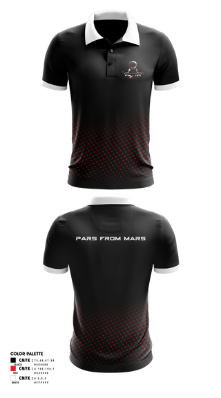 Short Sleeve Performance Polo, PARS FROM MARS, Golf, Teamtime, Team time, sublimation, custom sports apparel, team uniforms, spirit wear, spiritwear, sports uniforms, custom shirts, team store, custom team store, fundraiser sports, apparel fundraiser