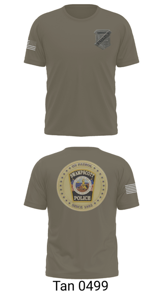 Old School Cotton Feel Shirt, Swampscott Police, Police, Teamtime, Team time, sublimation, custom sports apparel, team uniforms, spirit wear, spiritwear, sports uniforms, custom shirts, team store, custom team store, fundraiser sports, apparel fundraiser