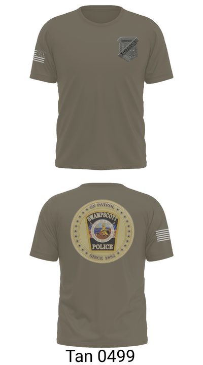Swampscott Police 55581807 Old School Cotton Feel Shirt - 67