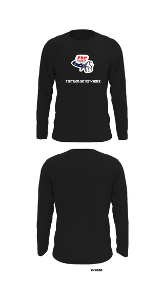 Long Sleeve Performance Shirt, FYD Tampa Bay Pop Warner, Football, Teamtime, Team time, sublimation, custom sports apparel, team uniforms, spirit wear, spiritwear, sports uniforms, custom shirts, team store, custom team store, fundraiser sports, apparel fundraiser