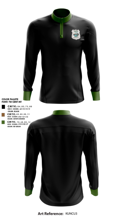 Peoples Protection Agency, LLC 33434129 Quarter Zip Jacket - 1