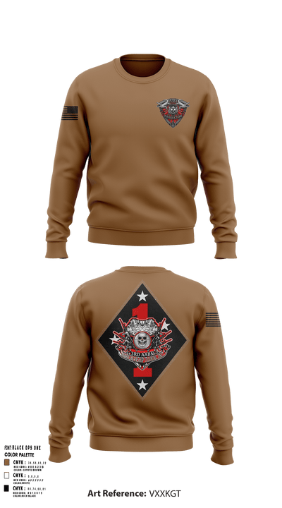 3rd AABN MTU 16742717 Crew Neck Sweatshirt - 132