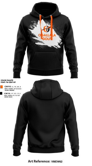 Hoodie, Ogallala High School Golf, Golf, Teamtime, Team time, sublimation, custom sports apparel, team uniforms, spirit wear, spiritwear, sports uniforms, custom shirts, team store, custom team store, fundraiser sports, apparel fundraiser