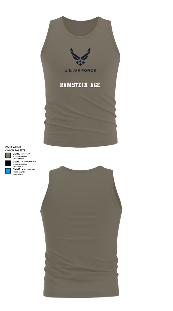 Tank Top, Ramstein AGE, , Teamtime, Team time, sublimation, custom sports apparel, team uniforms, spirit wear, spiritwear, sports uniforms, custom shirts, team store, custom team store, fundraiser sports, apparel fundraiser