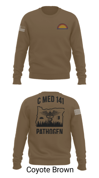 Crew Neck Sweatshirt, C Med, National Guard, Teamtime, Team time, sublimation, custom sports apparel, team uniforms, spirit wear, spiritwear, sports uniforms, custom shirts, team store, custom team store, fundraiser sports, apparel fundraiser
