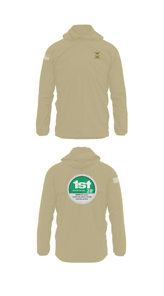 Windbreaker, 28th MP Company, National Guard, Teamtime, Team time, sublimation, custom sports apparel, team uniforms, spirit wear, spiritwear, sports uniforms, custom shirts, team store, custom team store, fundraiser sports, apparel fundraiser