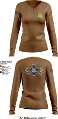 Chaos Co, H2F 60827617 Women's Long Sleeve V-neck Shirt - 3