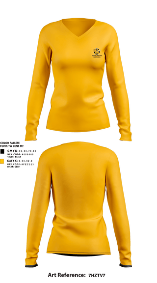 Womens Long Sleeve Vneck Shirt 1, Watkins Memorial High School Basketball, Women's Basketball, Teamtime, Team time, sublimation, custom sports apparel, team uniforms, spirit wear, spiritwear, sports uniforms, custom shirts, team store, custom team store, fundraiser sports, apparel fundraiser