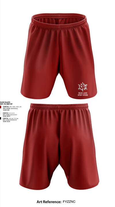 Bear Lake School 26645835 Athletic Shorts With Pockets - 1
