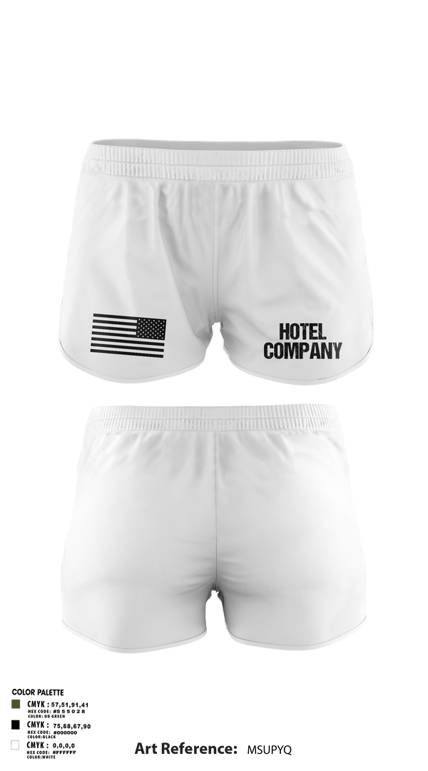 Ranger Panties, Hotel Company, Marines, Teamtime, Team time, sublimation, custom sports apparel, team uniforms, spirit wear, spiritwear, sports uniforms, custom shirts, team store, custom team store, fundraiser sports, apparel fundraiser