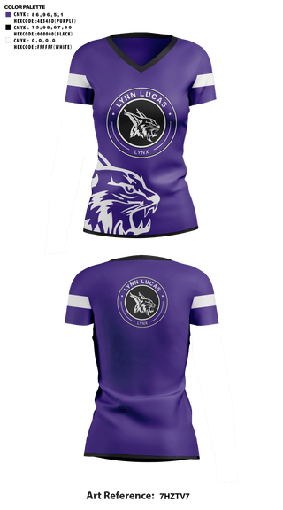 Womens Short Sleeve Vneck Shirt, Lynn Lucas Middle School Cheer, Cheer, Teamtime, Team time, sublimation, custom sports apparel, team uniforms, spirit wear, spiritwear, sports uniforms, custom shirts, team store, custom team store, fundraiser sports, apparel fundraiser
