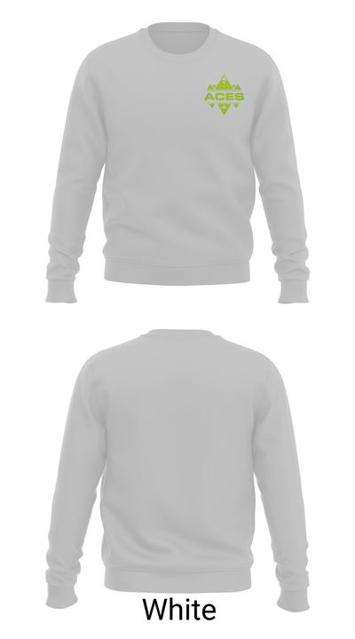 Georgia Aces 68978353 Crew Neck Sweatshirt - 2