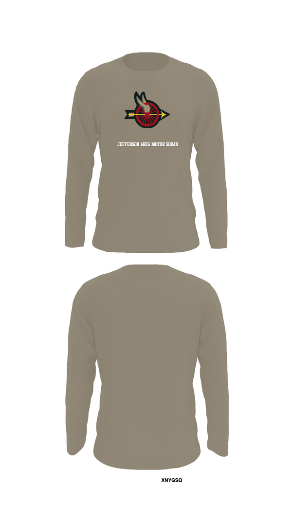 Long Sleeve Performance Shirt, Jefferson Area Motor Squad, Police, Teamtime, Team time, sublimation, custom sports apparel, team uniforms, spirit wear, spiritwear, sports uniforms, custom shirts, team store, custom team store, fundraiser sports, apparel fundraiser