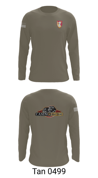 Long Sleeve Performance Shirt, Charlie Battery, 1st Battalion 1st Air Defense Artillery Regiment, , Teamtime, Team time, sublimation, custom sports apparel, team uniforms, spirit wear, spiritwear, sports uniforms, custom shirts, team store, custom team store, fundraiser sports, apparel fundraiser