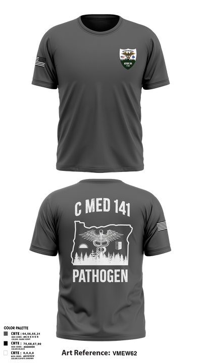 C Med 88701681 Short Sleeve Performance Shirt - 108