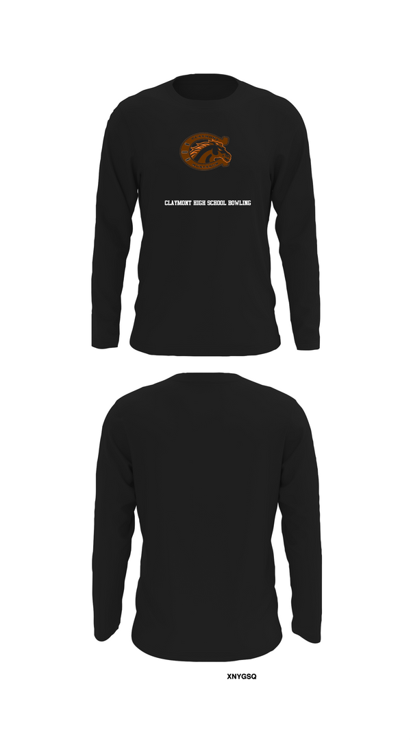 Long Sleeve Performance Shirt, Claymont High School Bowling, Bowling, Teamtime, Team time, sublimation, custom sports apparel, team uniforms, spirit wear, spiritwear, sports uniforms, custom shirts, team store, custom team store, fundraiser sports, apparel fundraiser