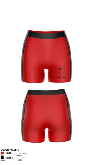 Womens Compression Shorts, DuQuoin High School Volleyball, Women's Volleyball, Teamtime, Team time, sublimation, custom sports apparel, team uniforms, spirit wear, spiritwear, sports uniforms, custom shirts, team store, custom team store, fundraiser sports, apparel fundraiser