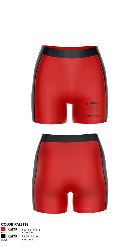 Womens Compression Shorts, DuQuoin High School Volleyball, Women's Volleyball, Teamtime, Team time, sublimation, custom sports apparel, team uniforms, spirit wear, spiritwear, sports uniforms, custom shirts, team store, custom team store, fundraiser sports, apparel fundraiser