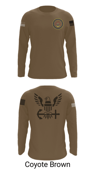 Long Sleeve Performance Shirt, Chaplain Corp, Navy, Teamtime, Team time, sublimation, custom sports apparel, team uniforms, spirit wear, spiritwear, sports uniforms, custom shirts, team store, custom team store, fundraiser sports, apparel fundraiser