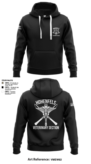Hoodie, Hohenfels VTFHohenfels Veterinary Section, Army, Teamtime, Team time, sublimation, custom sports apparel, team uniforms, spirit wear, spiritwear, sports uniforms, custom shirts, team store, custom team store, fundraiser sports, apparel fundraiser
