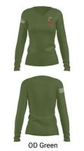 2-15 80245726 Women's Long Sleeve V-neck Shirt - 32