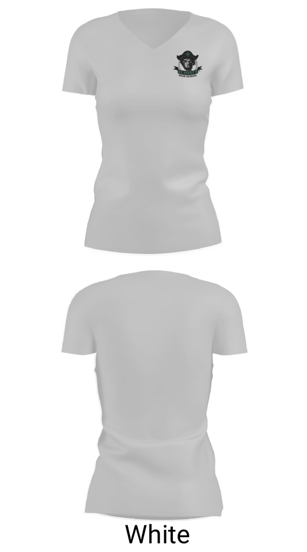 Womens Short Sleeve Vneck Shirt, Saint Mary's High School Basketball, Women's Basketball, Teamtime, Team time, sublimation, custom sports apparel, team uniforms, spirit wear, spiritwear, sports uniforms, custom shirts, team store, custom team store, fundraiser sports, apparel fundraiser