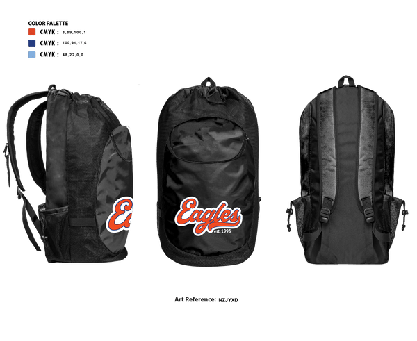 Gear Bag, Tri-City Eagles, Ice Hockey, Teamtime, Team time, sublimation, custom sports apparel, team uniforms, spirit wear, spiritwear, sports uniforms, custom shirts, team store, custom team store, fundraiser sports, apparel fundraiser