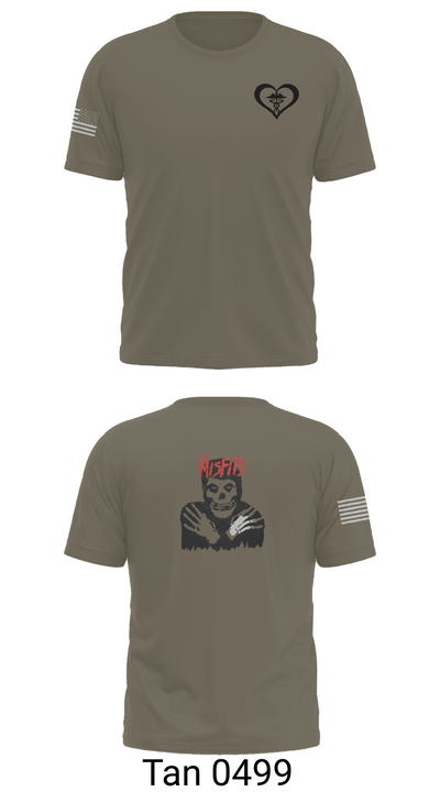 3rd squad 34801732 Old School Cotton Feel Shirt - 70