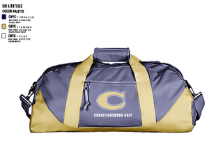 Duffle Bag, Christiansburg High School Golf, Golf, Teamtime, Team time, sublimation, custom sports apparel, team uniforms, spirit wear, spiritwear, sports uniforms, custom shirts, team store, custom team store, fundraiser sports, apparel fundraiser