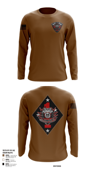Long Sleeve Performance Shirt, 3rd AABN MTU, Marines, Teamtime, Team time, sublimation, custom sports apparel, team uniforms, spirit wear, spiritwear, sports uniforms, custom shirts, team store, custom team store, fundraiser sports, apparel fundraiser