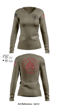 B.N.R.A 22892000 Women's Long Sleeve V-neck Shirt - 101