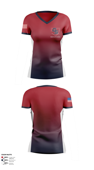 Womens Short Sleeve Vneck Shirt, Grand Slam Alabama, Baseball, Teamtime, Team time, sublimation, custom sports apparel, team uniforms, spirit wear, spiritwear, sports uniforms, custom shirts, team store, custom team store, fundraiser sports, apparel fundraiser