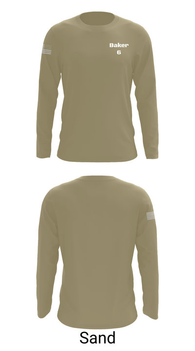 Baker 6 37103907 Long Sleeve Performance Shirt - 82