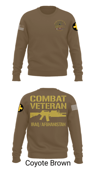 Crew Neck Sweatshirt, 33rd Infantry, Army, Teamtime, Team time, sublimation, custom sports apparel, team uniforms, spirit wear, spiritwear, sports uniforms, custom shirts, team store, custom team store, fundraiser sports, apparel fundraiser