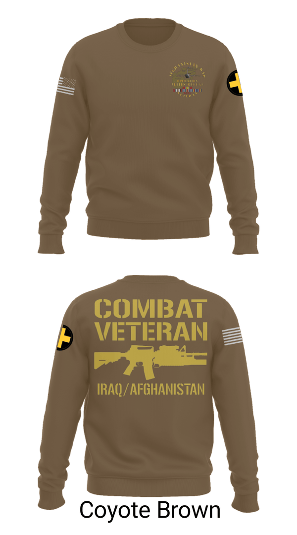 Crew Neck Sweatshirt, 33rd Infantry, Army, Teamtime, Team time, sublimation, custom sports apparel, team uniforms, spirit wear, spiritwear, sports uniforms, custom shirts, team store, custom team store, fundraiser sports, apparel fundraiser