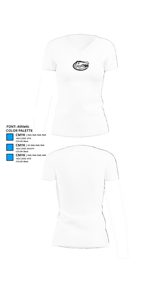Womens Short Sleeve Vneck Shirt, Spring Creek High School Basketball, Men's Basketball, Teamtime, Team time, sublimation, custom sports apparel, team uniforms, spirit wear, spiritwear, sports uniforms, custom shirts, team store, custom team store, fundraiser sports, apparel fundraiser