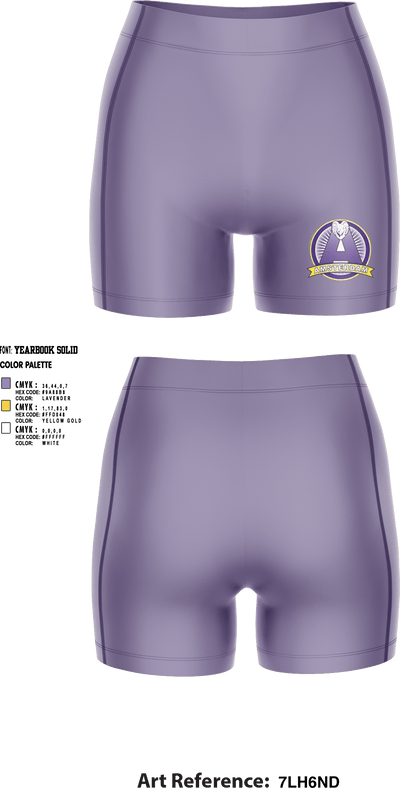 Amsterdam High School Volleyball 89487268 Women's Compression Shorts - 2