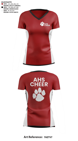 Womens Short Sleeve Vneck Shirt, Asheville High School Cheer, Cheer, Teamtime, Team time, sublimation, custom sports apparel, team uniforms, spirit wear, spiritwear, sports uniforms, custom shirts, team store, custom team store, fundraiser sports, apparel fundraiser