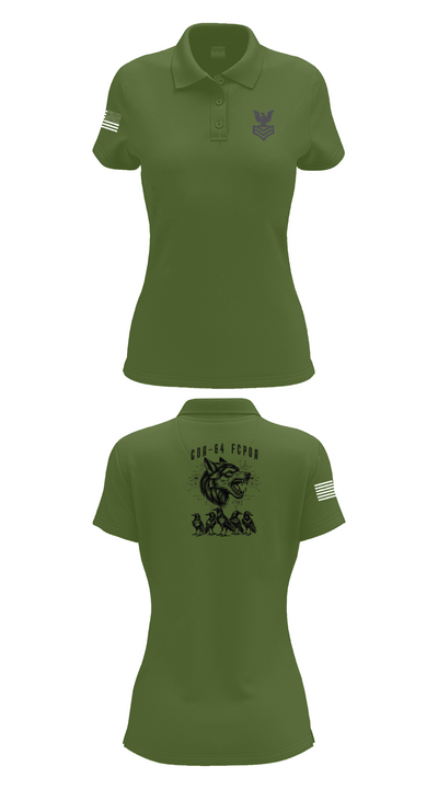 CDA 64 12212221 Women's Short Sleeve Performance Polo  - 52