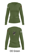 MS ADT SECFOR 6944936 Women's Long Sleeve V-neck Shirt - 57