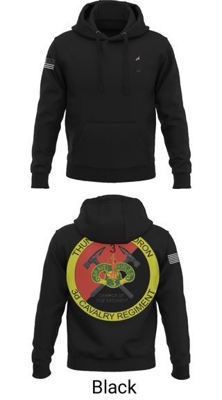 Hoodie, 3rd Cavalry Regiment, Army, Teamtime, Team time, sublimation, custom sports apparel, team uniforms, spirit wear, spiritwear, sports uniforms, custom shirts, team store, custom team store, fundraiser sports, apparel fundraiser